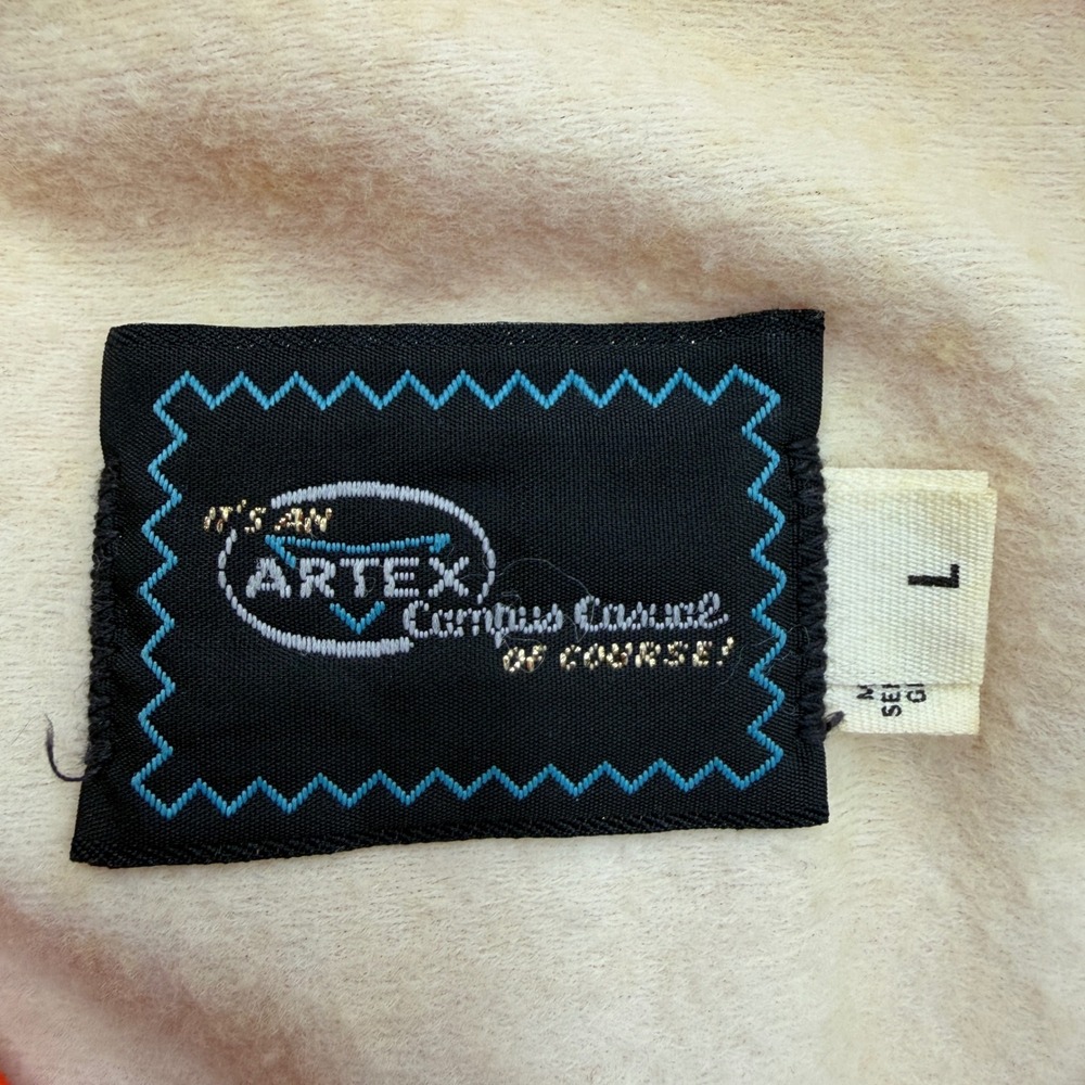 Vintage Artex Syracuse University Coaches Jacket Mens Large Orange Windbreaker - Picture 3 of 8